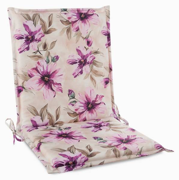 Stuhlkissen GARDEN Weiß - Textil - 45 x 1 x 90 cm