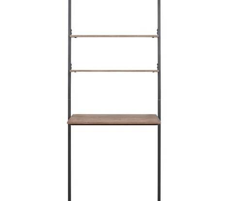Schreibtisch MAJA Braun - Metall - 50 x 180 x 80 cm