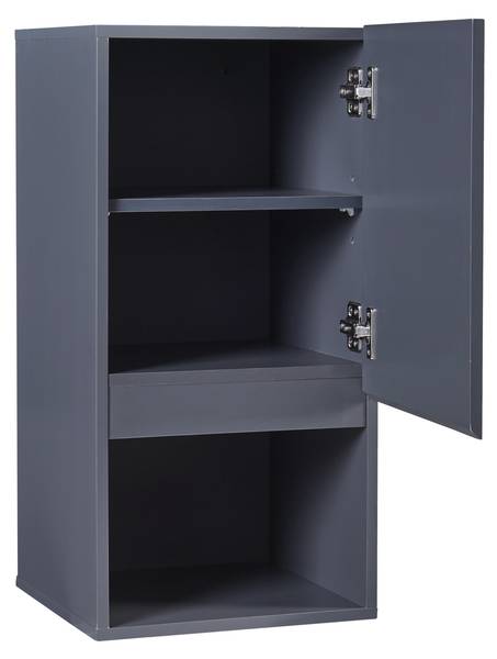 Hängeschrank Overath Grau - Holzwerkstoff - 30 x 60 x 30 cm