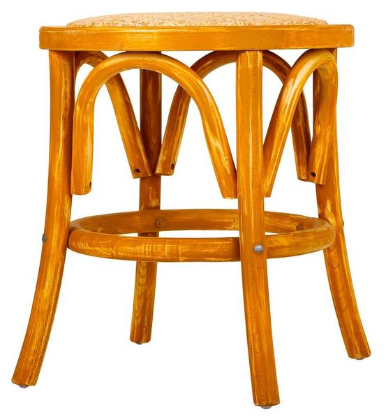 Hocker 4523318939 Braun - Massivholz - 40 x 45 x 40 cm
