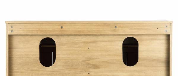 Badmöbel-Set SKINO 2-teilig Braun - Holzwerkstoff - 120 x 78 x 50 cm