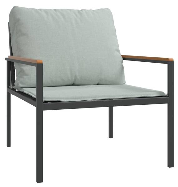 4-tlg. Garten-Lounge-Set XT2459 Grau - Kunststoff