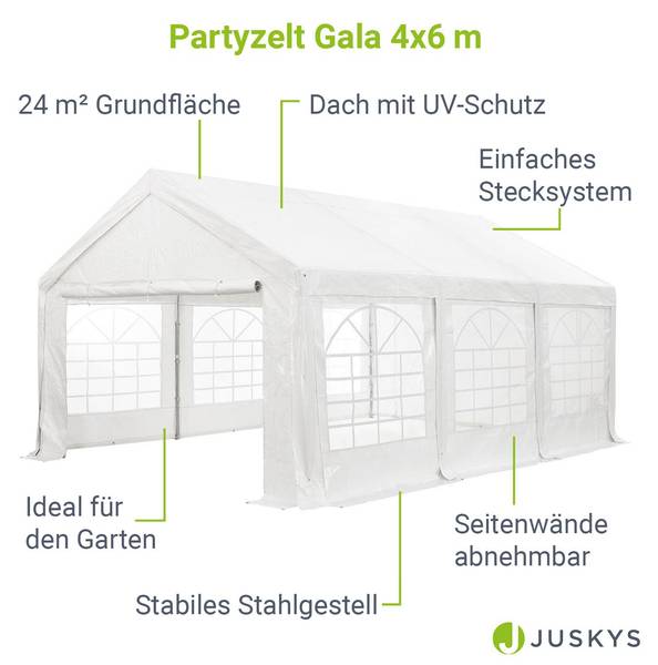 Festzelt Partyzelt Gala 400 x 300 cm