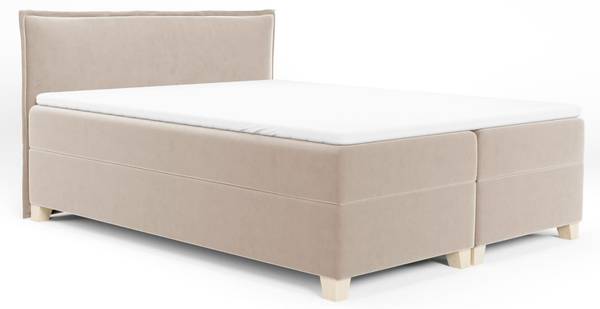 Boxspringbett Fren Beige - Liegefläche Breite: 140 cm