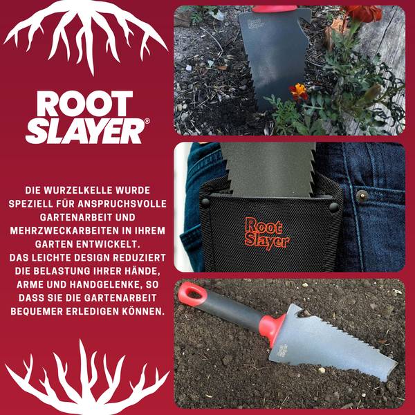 Root Slayer Handschaufel Grau - Metall - 9 x 33 x 3 cm