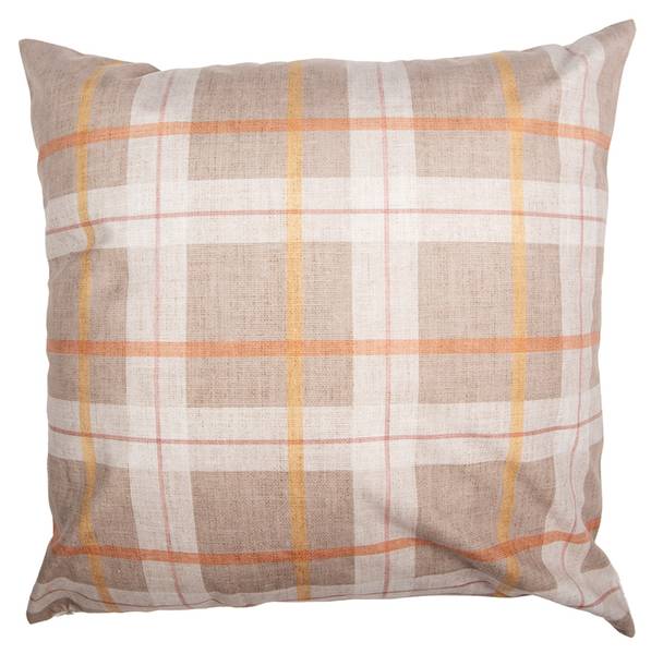 Kissenbezug Anika Beige - Kunststoff - 45 x 45 x 45 cm