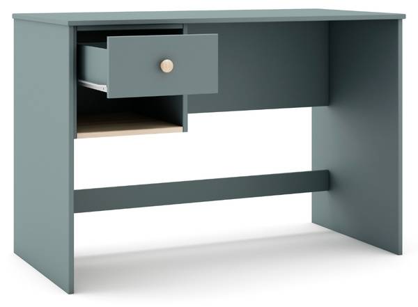 Schreibtisch SIMON Grün - Holzwerkstoff - 55 x 75 x 110 cm