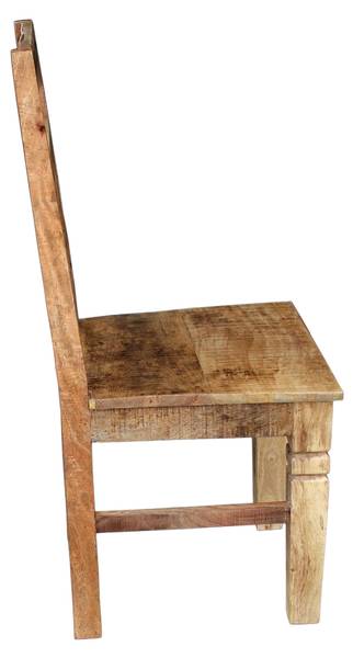 RUSTIC Stuhl Braun - Mango - 45 x 100 x 45 cm