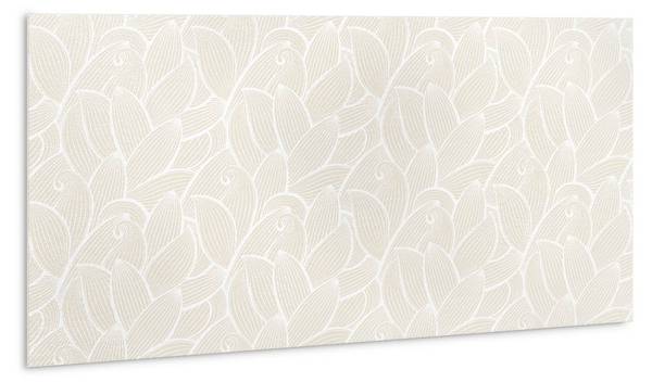 Selbstklebendes Wandpaneel Blätter Braun - Polyester PVC - 100 x 50 x 0 cm