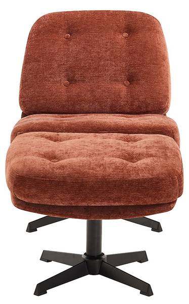 Sessel mit gerader Rückenlehne TOLOZI Braun