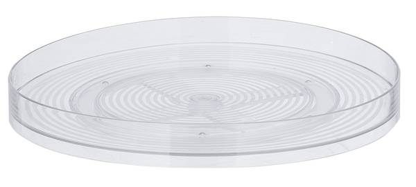 Durchsichtiger Drehteller für die Küche Kunststoff - 30 x 4 x 30 cm