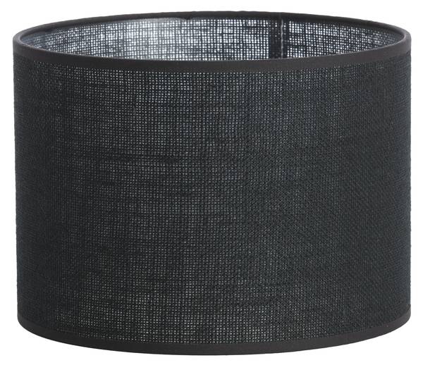 Lampenschirm SENDAI Schwarz - Stahl - 25 x 18 x 25 cm