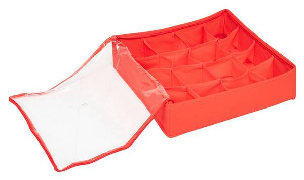 Aufbewahrungsbox BASIC Rot - Papier - 40 x 10 x 40 cm
