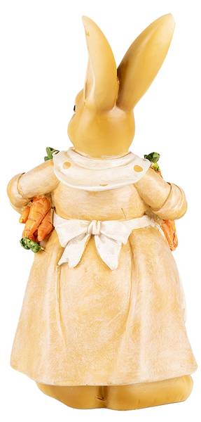 Dekorationsfigur Kaninchen Easter&Atrick Braun - Kunststoff - 8 x 20 x 10 cm