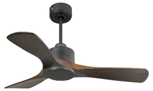 Deckenventilator Principe Schwarz - Metall - 106 x 32 x 106 cm