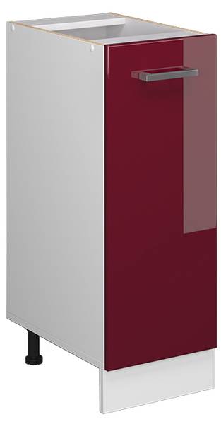 Küchenfront R-Line 41256 Rot - Holzwerkstoff - 30 x 72 x 2 cm
