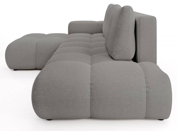 Ecksofa DUCA CURIO Hellgrau - Ecke davorstehend links