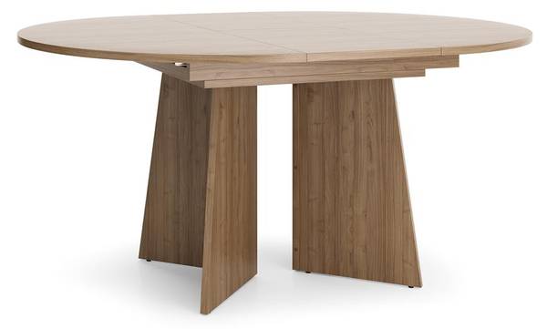 Eettafel AURENA bruin - plaatmateriaal op houtbasis - 160 x 76 x 120 cm