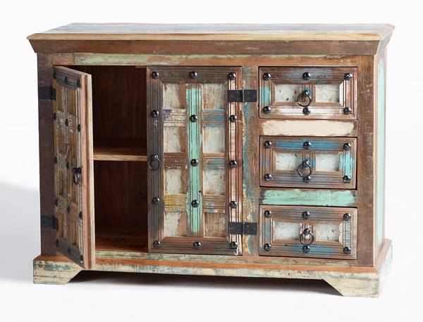 Anrichte 6935 Massivholz - 40 x 80 x 110 cm