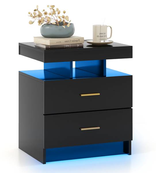 Nachttisch TG32896 Schwarz