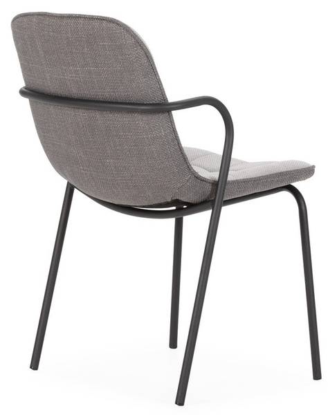 Stoelen ZÉLIE, set van 4 lichtgrijs