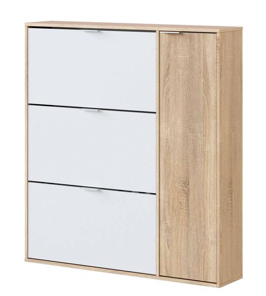 Schuhschrank Ammour Braun - Holzwerkstoff - 22 x 115 x 106 cm