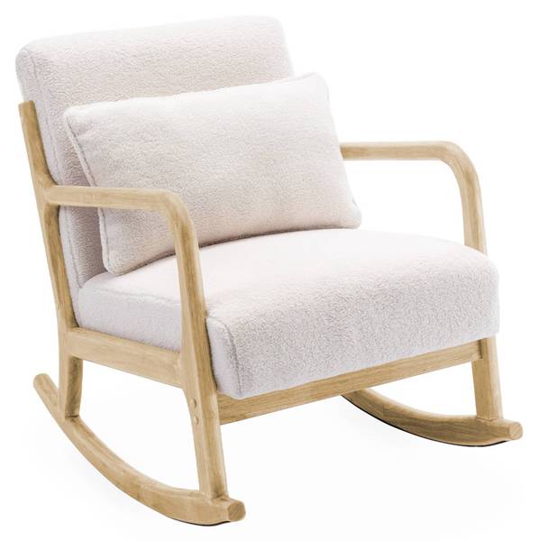Sessel Weiß - Textil - 80 x 81 x 65 cm