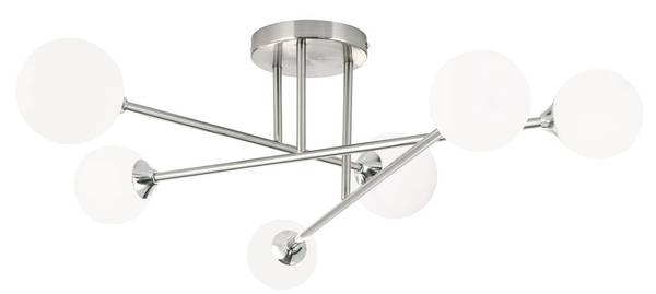Plafondlamp SNOWWHITE zilver