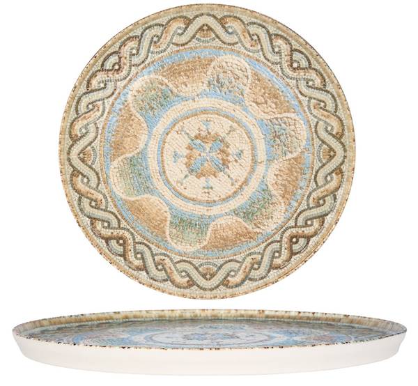 Dinerbord Celest  set van 2 porselein - 28 x 2 x 28 cm