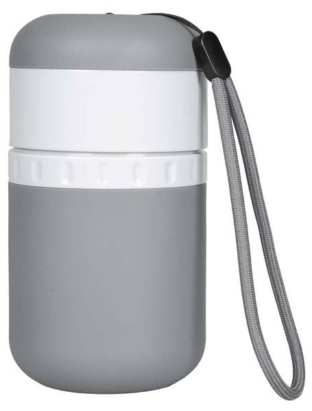 Trinkflasche Grau - Vinyl - 8 x 15 x 8 cm