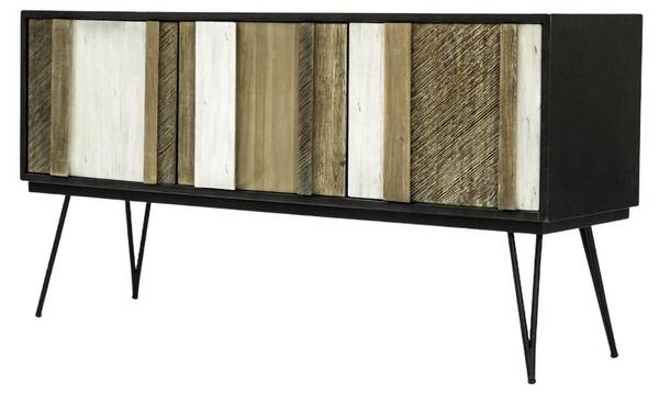 Sideboard ADESSO SB155 3D Beige - Akazie - 155 x 80 x 45 cm
