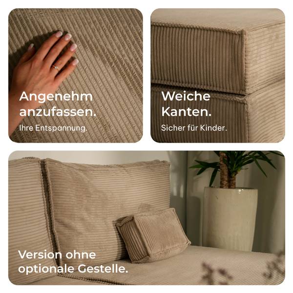 Ecksofa ANKO Gelb