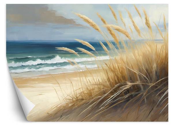 Fotobehang strand duinen zee natuur 150 x 105 cm