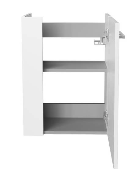 Gäste-WC Set SBC Sceno Weiß (2-teilig) Weiß - Holzwerkstoff - 60 x 61 x 54 cm