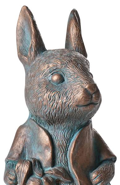 Gartenfigur TONDON Blau - Braun - Metall - 21 x 37 x 18 cm