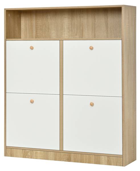 Schuhkipper NaturWoody Ⅲ Braun - Holzwerkstoff - 90 x 105 x 24 cm