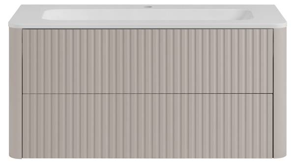 Badezimmerschrank Rhein III Kaschmir - Breite: 101 cm