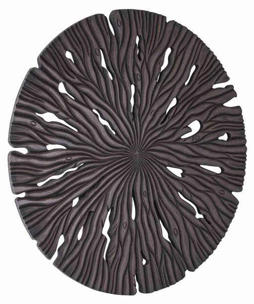 Wanddekoration Bonte Braun - 120 x 120 cm