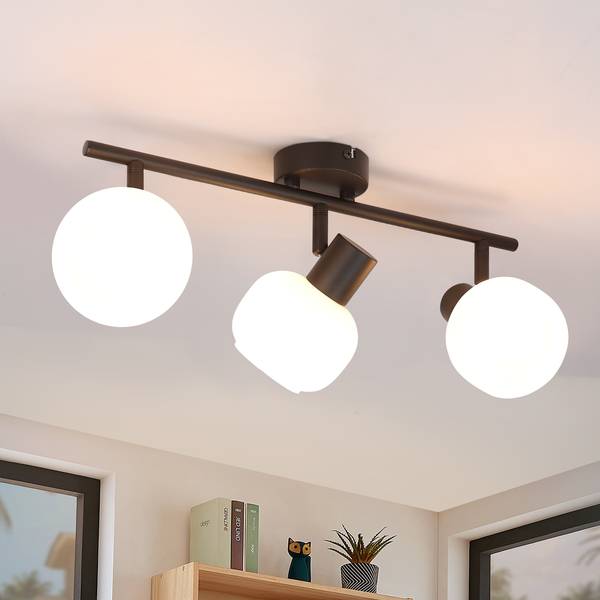 Plafonnier Putzguru Noir - Métal - 10 x 17 x 43 cm