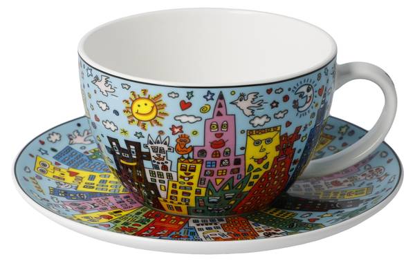 Tasse James Rizzi My New York City Day Porzellan - 15 x 7 x 15 cm
