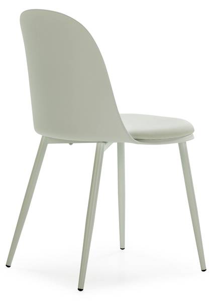 Packung mit Esstisch + 4 Stühlen Kana Grün - Holzwerkstoff - 80 x 74 x 80 cm