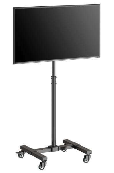 TV-Stand LUMLCD-S05_KP01 Schwarz - Aluminium - 88 x 155 x 67 cm