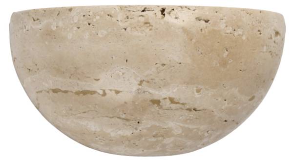 Wandleuchte Sève Beige - Metall - 15 x 7 x 7 cm