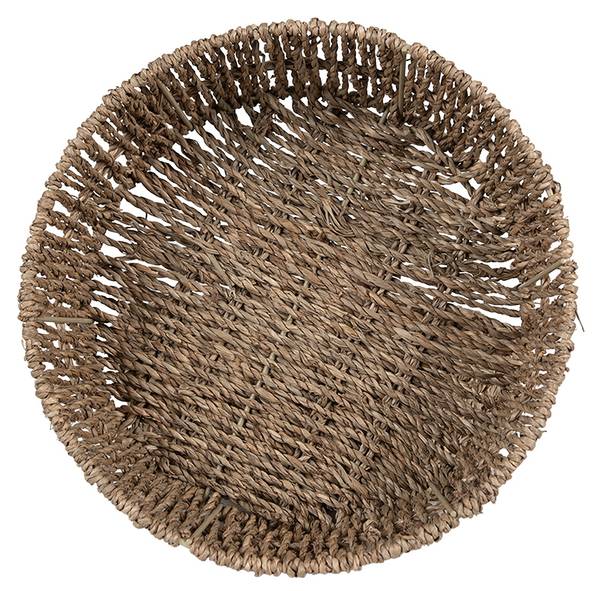 Aufbewahrungskorb 45465 3er Set Braun - Naturfaser - 24 x 8 x 24 cm
