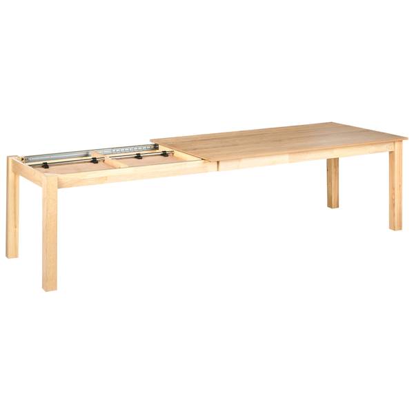 Ausziehbarer Tisch MADURA Braun - Holz teilmassiv - 100 x 76 x 180 cm