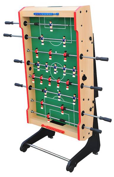 Tischfußball STADIUM Beige - Holz teilmassiv - 74 x 86 x 137 cm