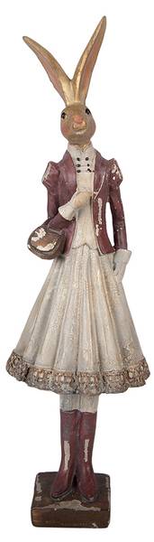 Dekorationsfigur Kaninchen 91756 Gold - Kunststoff - 9 x 32 x 10 cm