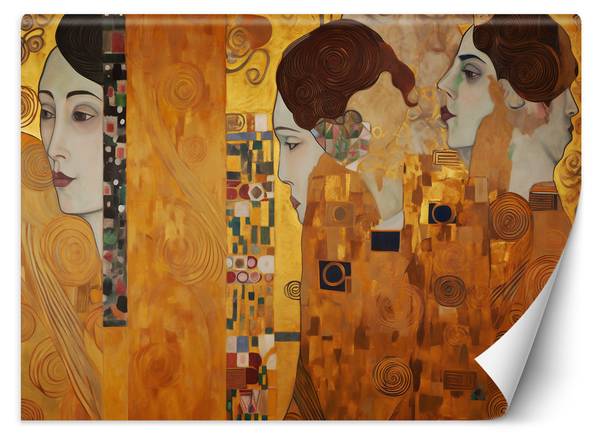 Fototapete Bildnis einer Frau G. Klimt 450 x 315 cm
