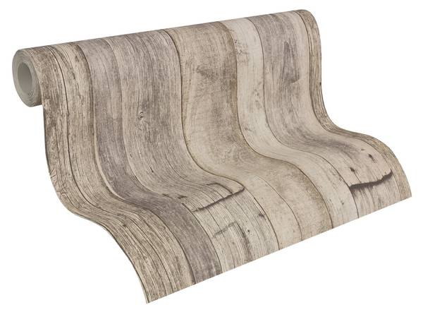 Vliestapete 959312-GU Grau - Fleece - 53 x 1005 x 1 cm