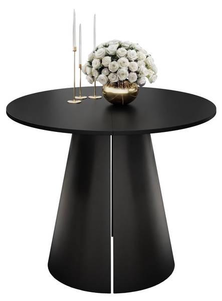 Ausziehtisch LAVA Schwarz - 196 x 120 cm - Schwarz